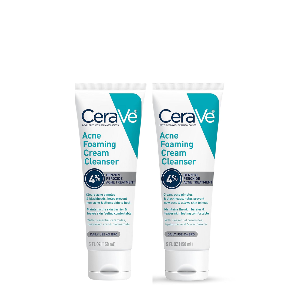 2 in 1 Cera Ve Acne Foaming Cream Cleanser - Beauty Nest