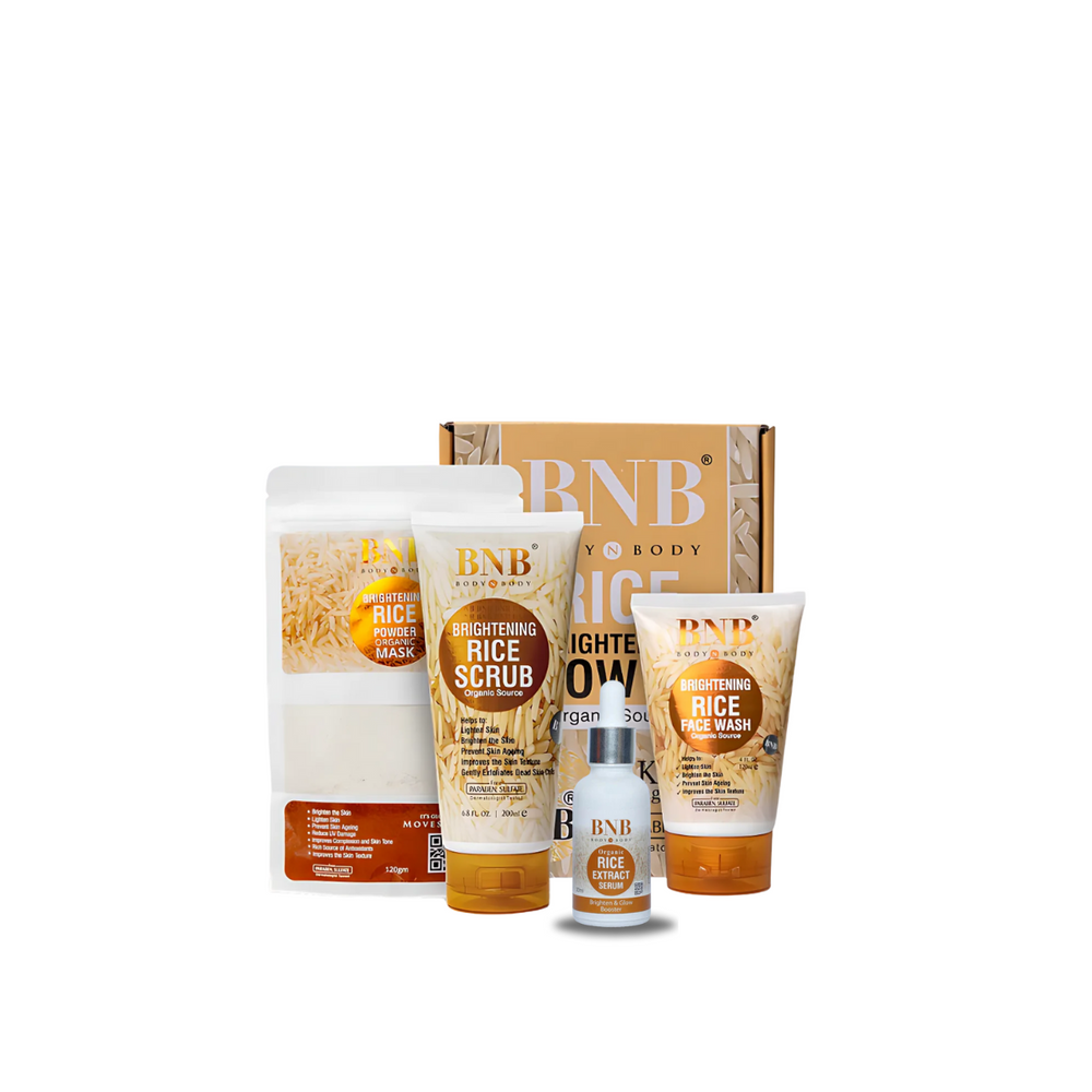 BNB 4 In 1 Rice Glow Facial Kit - Beauty Nest