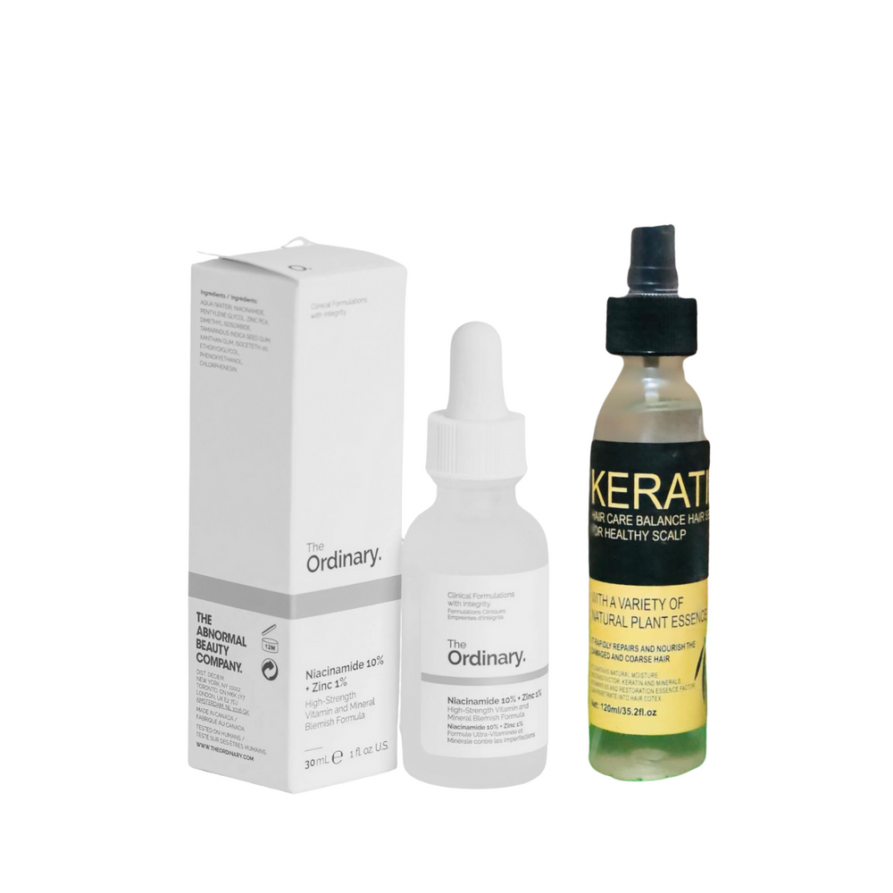 
                      
                        2 In 1 Keratin Hair Serum And Niacinamide Serum Deal - Beauty Nest
                      
                    