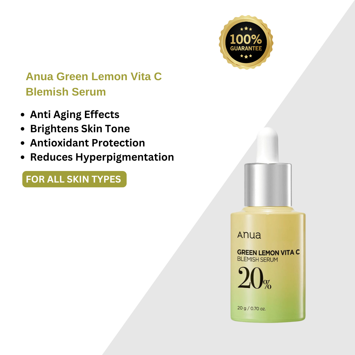 Anua Green Lemon Vita C Blemish Serum - Beauty Nest