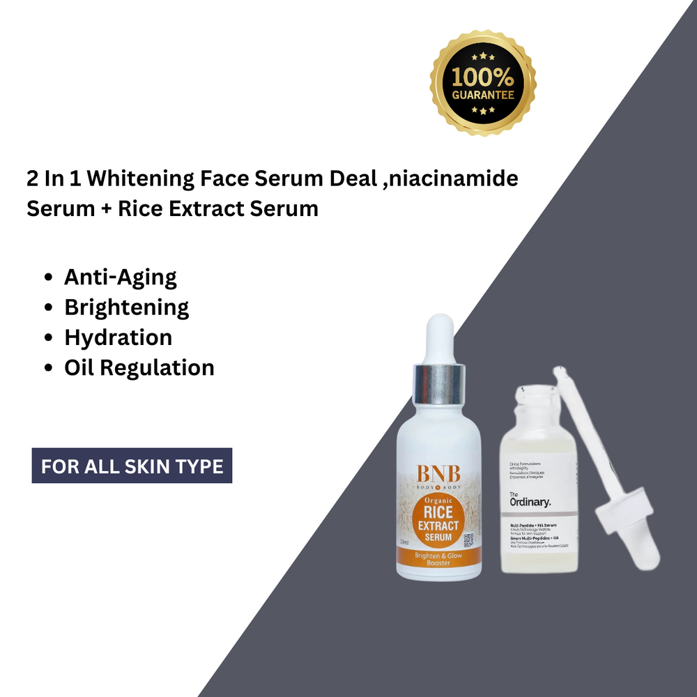 2 In 1 Whitening Face Serum Deal - Beauty Nest