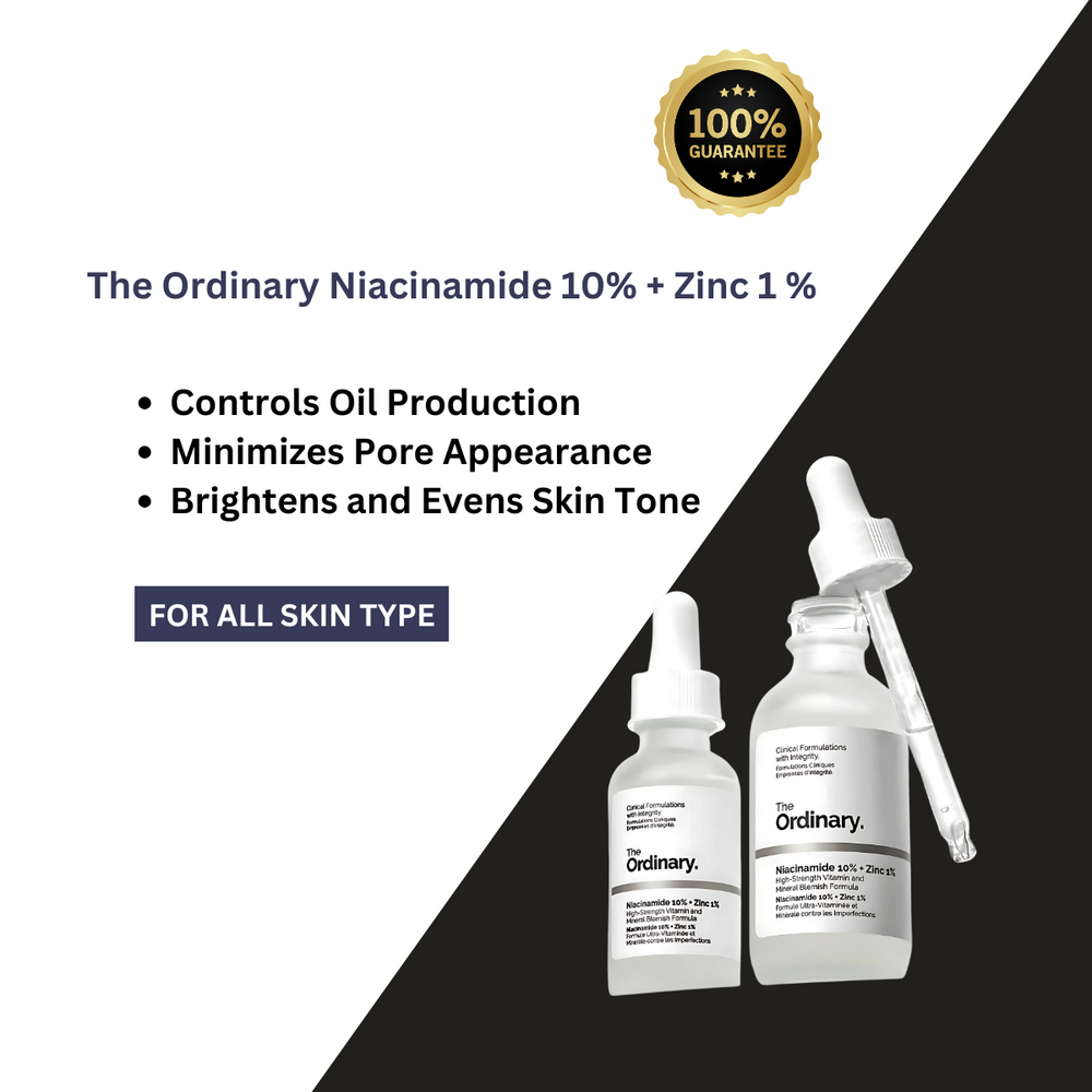 2 in 1 The Ordinary Niacinamide 10% + Zinc 1 % 30ml - Beauty Nest