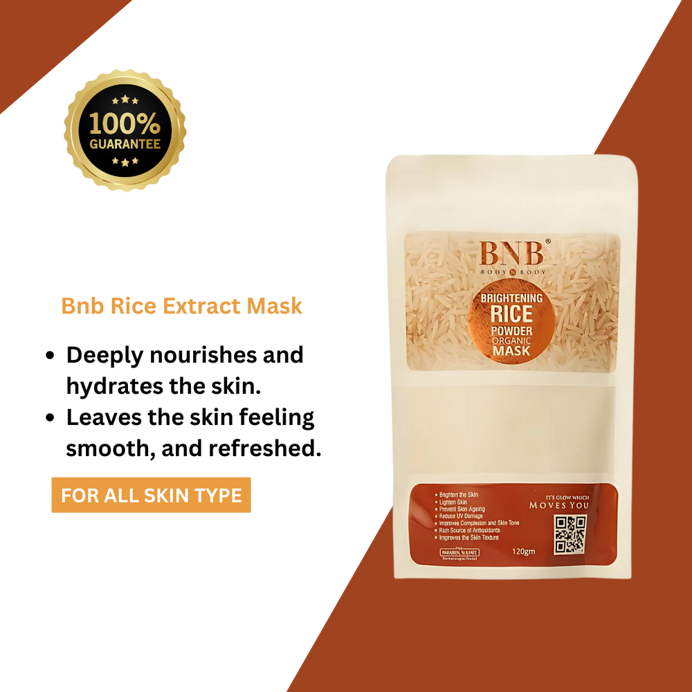 Bnb Rice Extract Mask - Beauty Nest