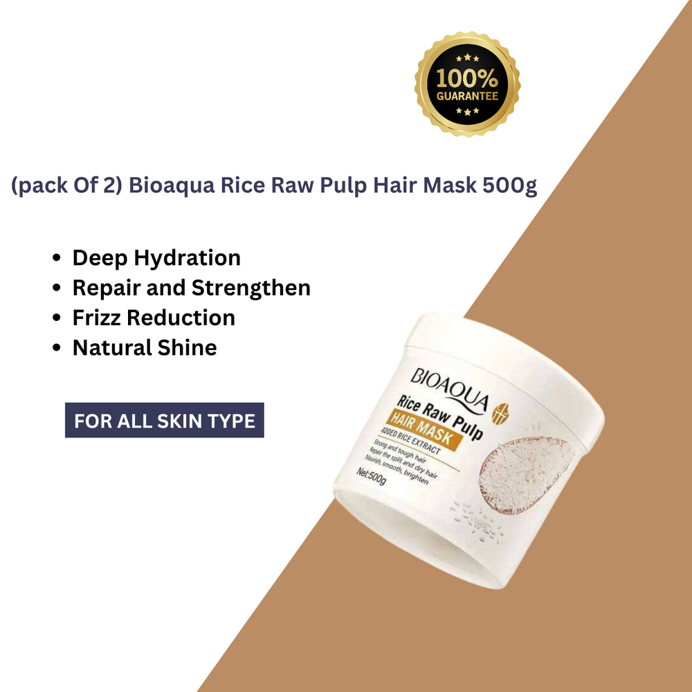 
                      
                        Bioaqua Rice Raw Pulp Hair Mask 500g - Beauty Nest
                      
                    