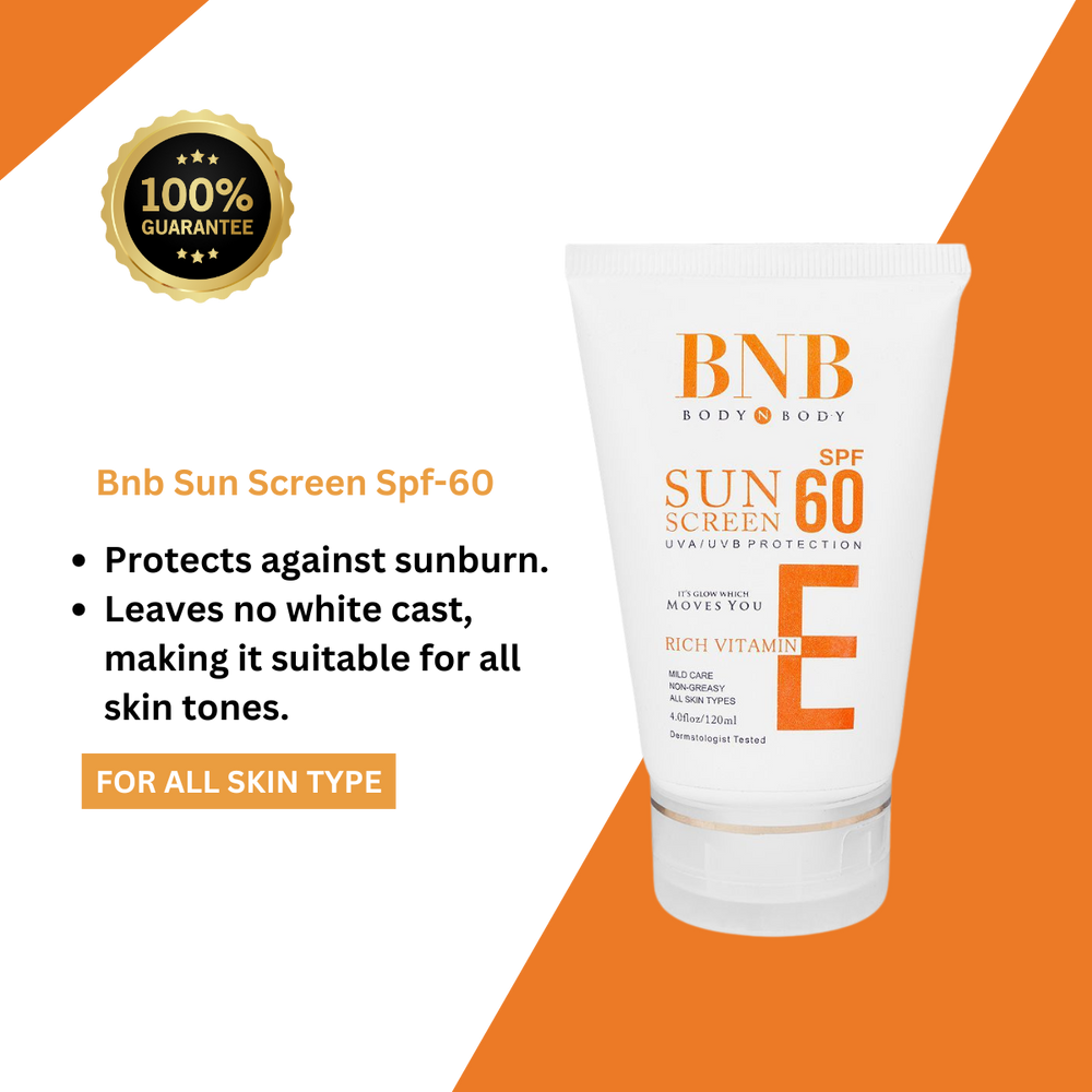 
                      
                        Bnb Sun Screen Spf-60 Vitamin E - Beauty Nest
                      
                    