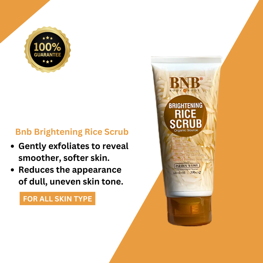 Bnb Brightening Rice Scrub 200ml - Beauty Nest