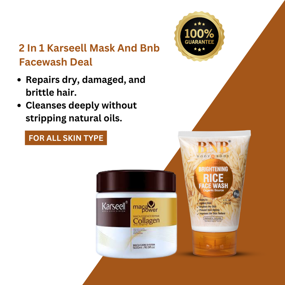 
                      
                        2 In 1 Karseell Mask And Bnb Facewash Deal - Beauty Nest
                      
                    