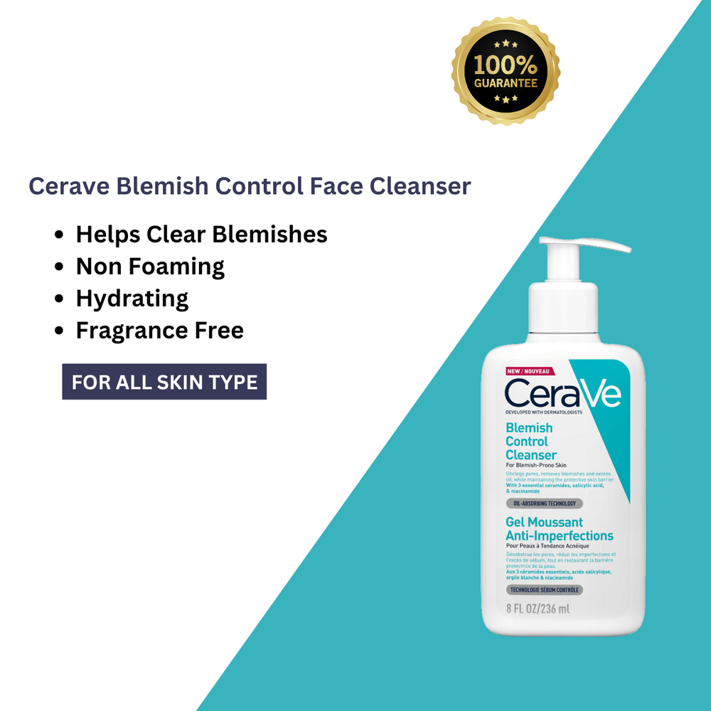 
                      
                        Cerave Blemish Control Face Cleanser 236ml - Beauty Nest
                      
                    