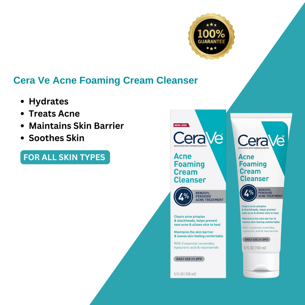 
                      
                        Cera Ve Acne Foaming Cream Cleanser - Beauty Nest
                      
                    