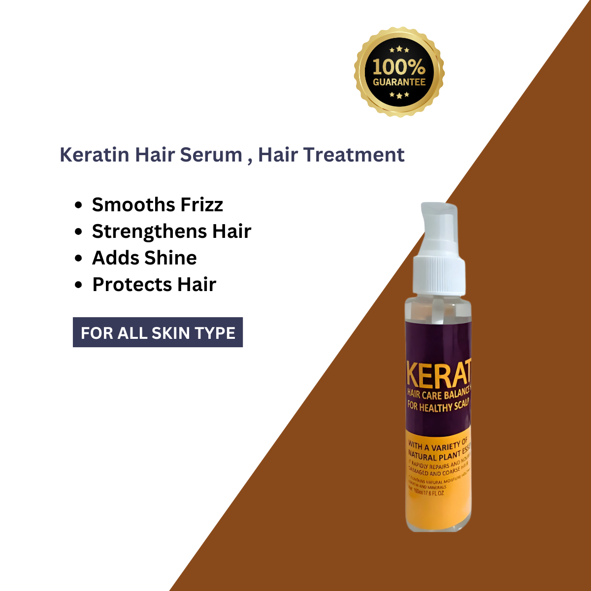 Keratin Hair Serum (120ml) - Beauty Nest