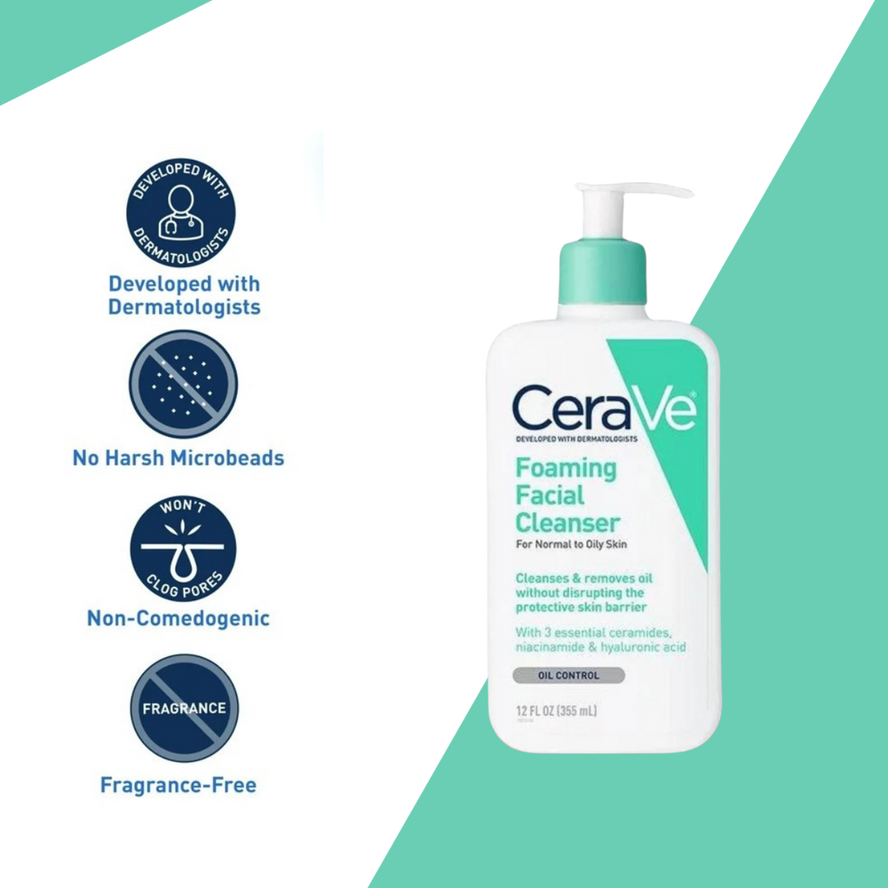 Cerave Foaming Facial Cleanser 236ml - Beauty Nest