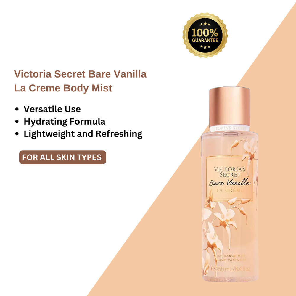 
                      
                        Victoria Secret Bare Vanilla La Creme Body Mist - Beauty Nest
                      
                    