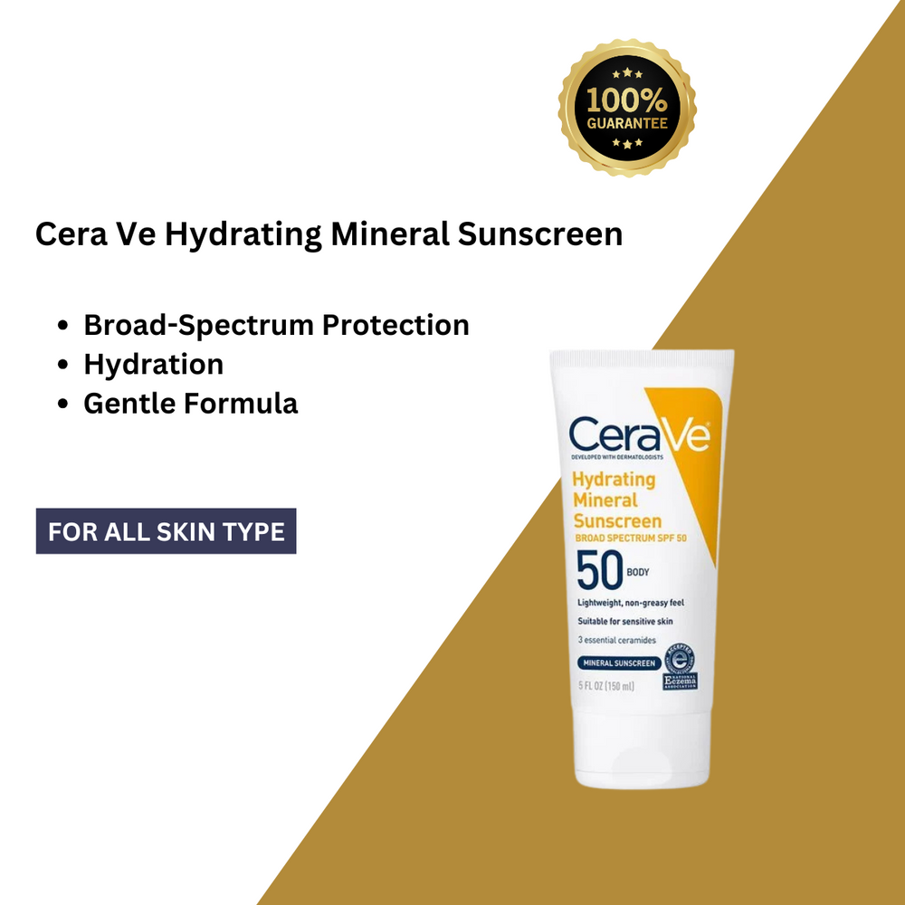 
                      
                        Cera Ve Hydrating Mineral Sunscreen SPF 50 - Beauty Nest
                      
                    