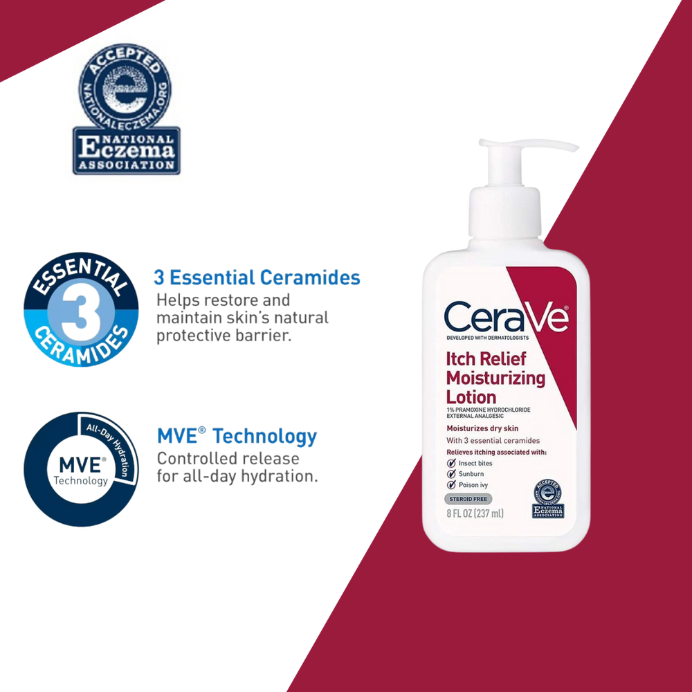 
                      
                        Cerave Itch Relief Moisturizing Lotion For Dry Skin (237ml) - Beauty Nest
                      
                    