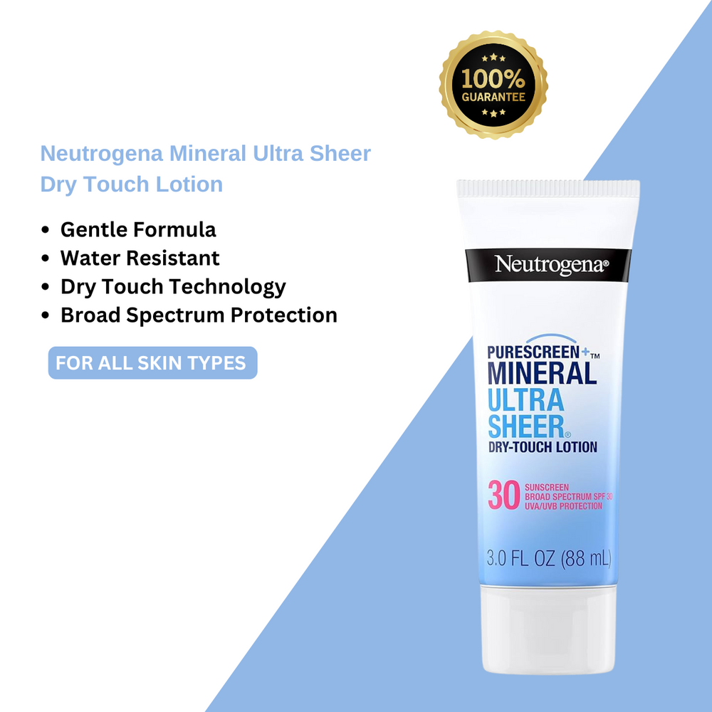 
                      
                        Neutrogena Mineral Ultra Sheer Dry Touch Lotion - Beauty Nest
                      
                    