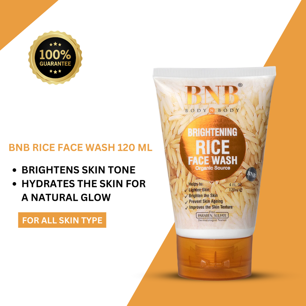 Bnb Rice Face Wash 120 Ml - Beauty Nest