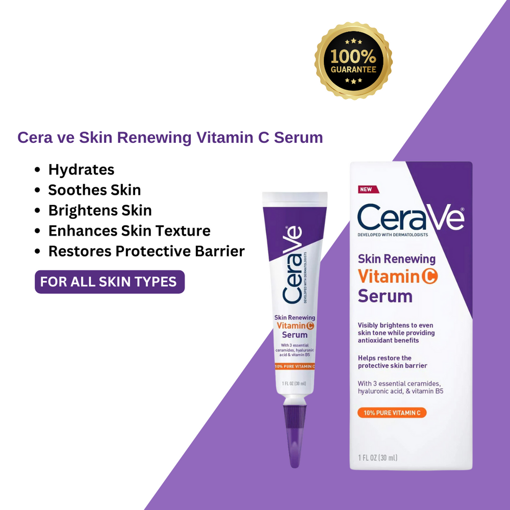 Cera ve Skin Renewing Vitamin C Serum 30ml - Beauty Nest