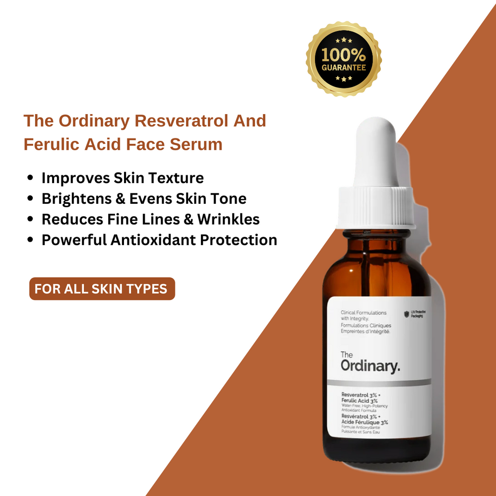 
                      
                        The Ordinary Resveratrol 3% + Ferulic Acid 3% 30ml - Beauty Nest
                      
                    