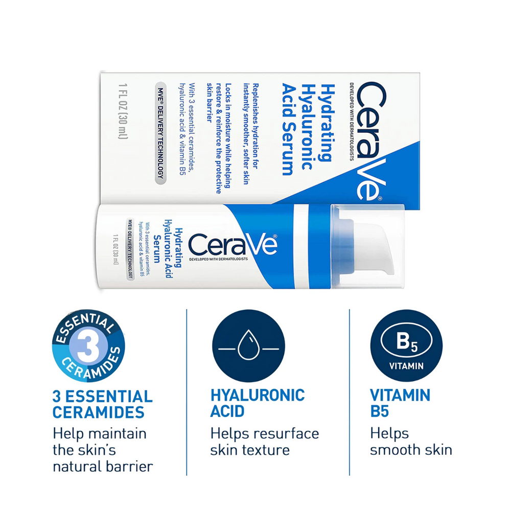 
                      
                        Cerave Hydrating Hyaluronic Acid Serum 30ml - Beauty Nest
                      
                    