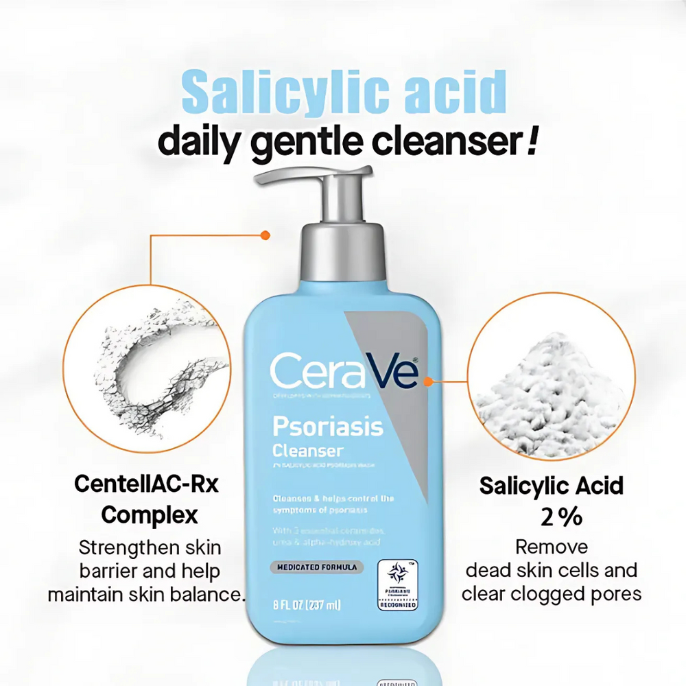 
                      
                        CeraVe Psoriasis Facial Cleanser 237 Ml - Beauty Nest
                      
                    