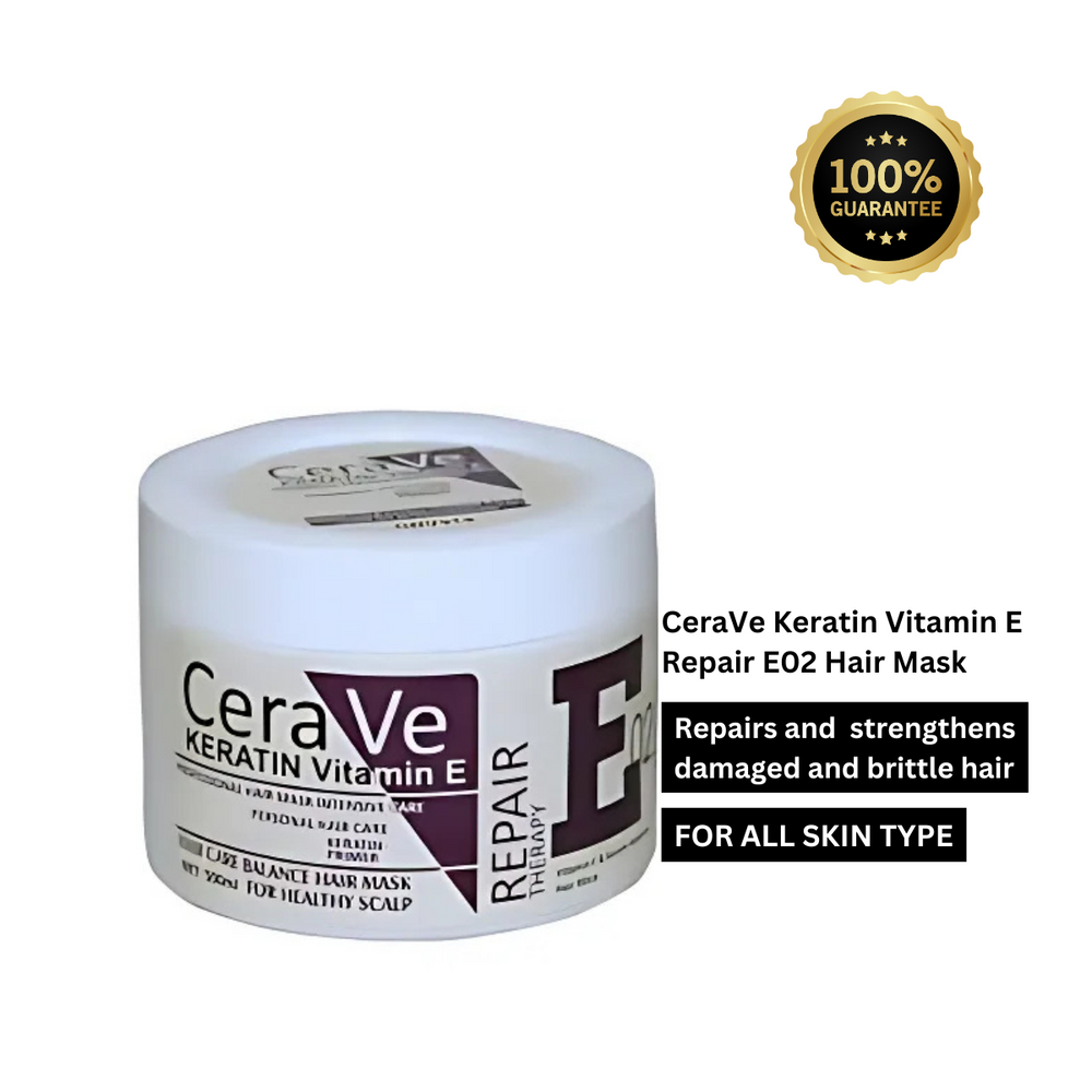 
                      
                        CeraVe Keratin Vitamin E Repair E02 Hair Mask 500ml - Beauty Nest
                      
                    