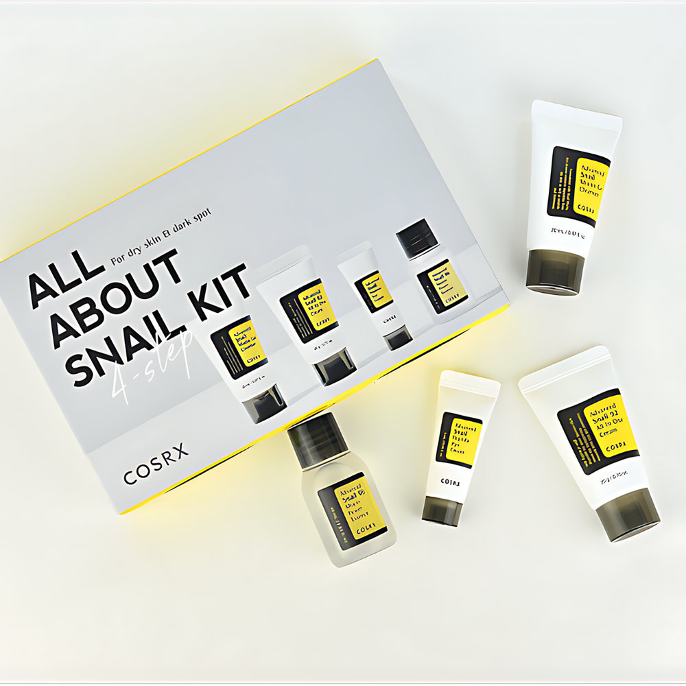 
                      
                        Cosrx All About Snail 4 in 1 Gift and Travel Kit - Beauty Nest
                      
                    